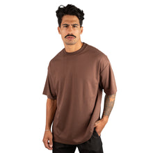 Carregar imagem no visualizador da galeria, Camiseta Oversized Premium Malha Suedine Marrom
