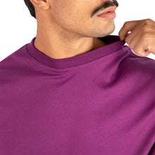 Carregar imagem no visualizador da galeria, Camiseta Oversized Premium Malha Suedine Roxa