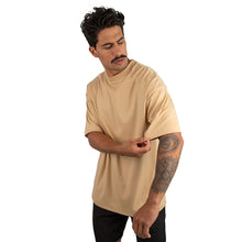 Carregar imagem no visualizador da galeria, Camiseta Oversized Premium Malha Suedine Areia