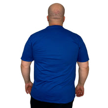Carregar imagem no visualizador da galeria, Camiseta Plus Size Masculina em Algodão Egípcio Gola C - Azul Royal