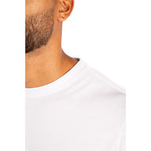 Carregar imagem no visualizador da galeria, Camiseta Masculina Algodão Egípcio Branca Gola C