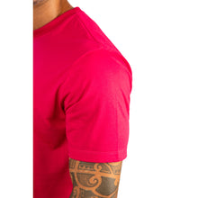 Carregar imagem no visualizador da galeria, Camiseta Masculina Algodão Egípcio Rosa Pink Gola C