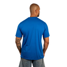 Carregar imagem no visualizador da galeria, Camiseta Masculina Algodão Egípcio Azul Royal Gola C