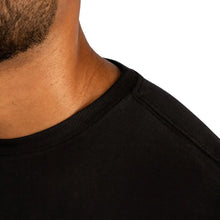 Carregar imagem no visualizador da galeria, Camiseta Masculina Algodão Egípcio Preta Gola C - Rulce Camisetas