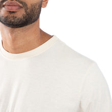 Carregar imagem no visualizador da galeria, Camiseta Masculina Algodão Egípcio Off White Gola C