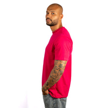 Carregar imagem no visualizador da galeria, Camiseta Masculina Algodão Egípcio Rosa Pink Gola C