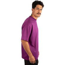 Carregar imagem no visualizador da galeria, Camiseta Oversized Premium Malha Suedine Roxa
