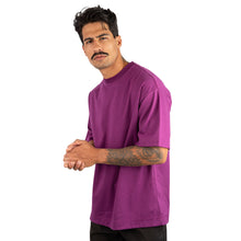 Carregar imagem no visualizador da galeria, Camiseta Oversized Premium Malha Suedine Roxa
