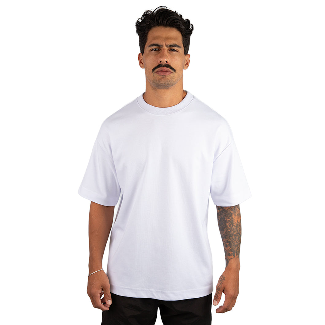 Camiseta Oversized Premium Malha Suedine Branca