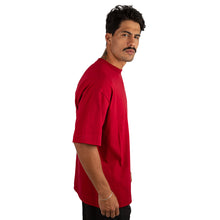Carregar imagem no visualizador da galeria, Camiseta Oversized Premium Malha Suedine Bordô
