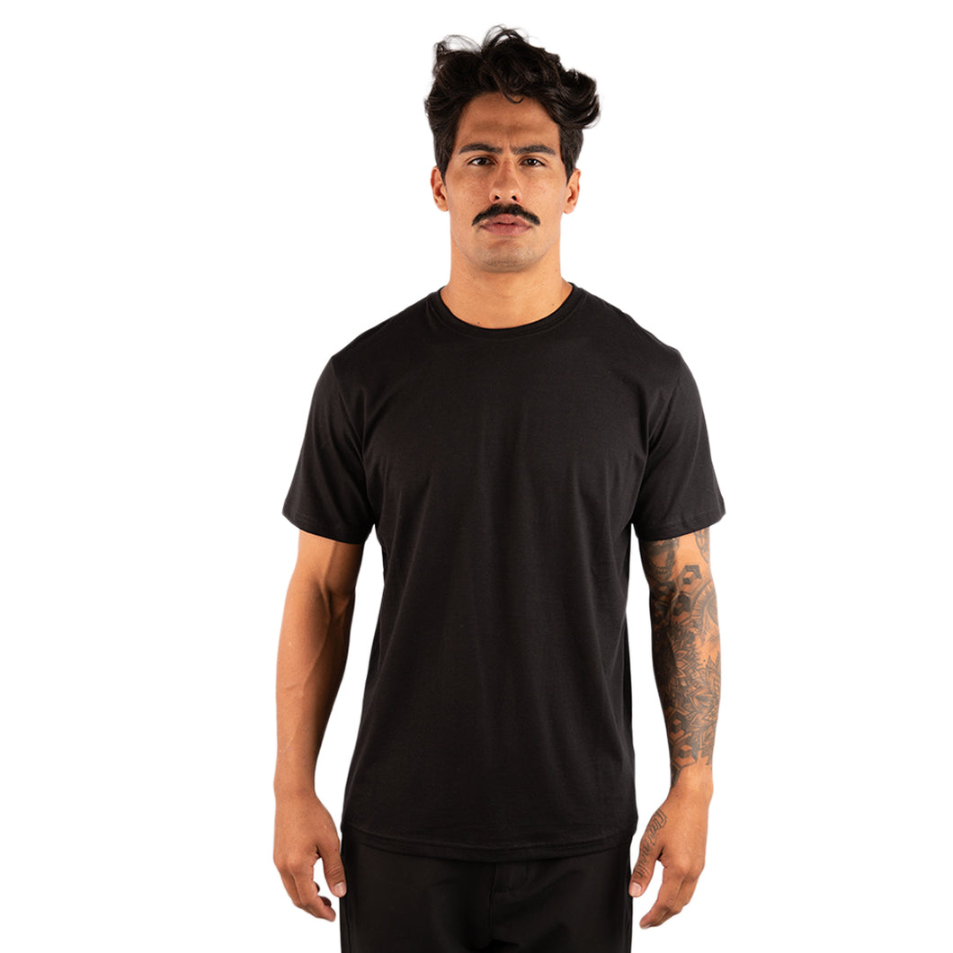 Camiseta em Algodão Pima 40.1 - Peruana Legitima - Preta