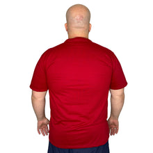 Carregar imagem no visualizador da galeria, Camiseta Plus Size Masculina em Algodão Egípcio Gola C - Bordô
