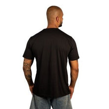Carregar imagem no visualizador da galeria, Camiseta Masculina Algodão Egípcio Preta Gola C
